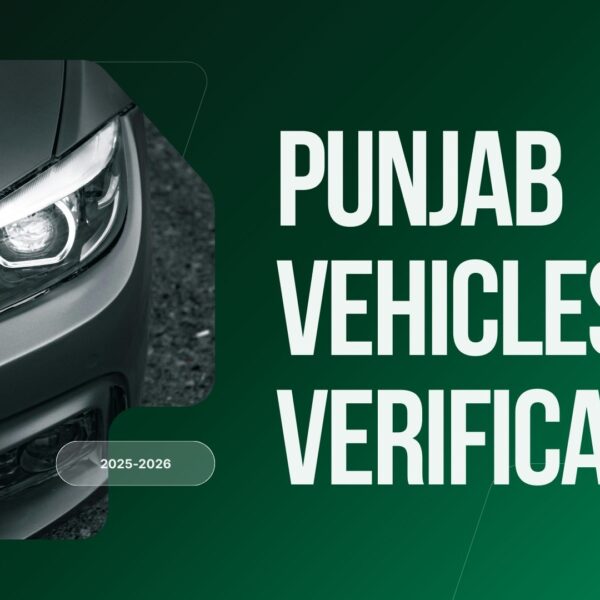 MTMIS Punjab online vehicle verification portal screenshot 2025-2026